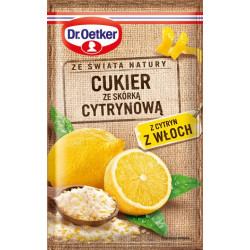Cukier ze skórką cytrynową
