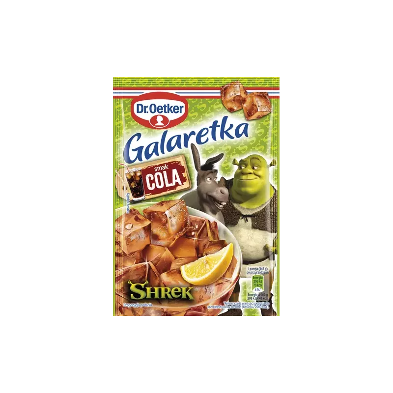 Galaretka smak cola Shrek