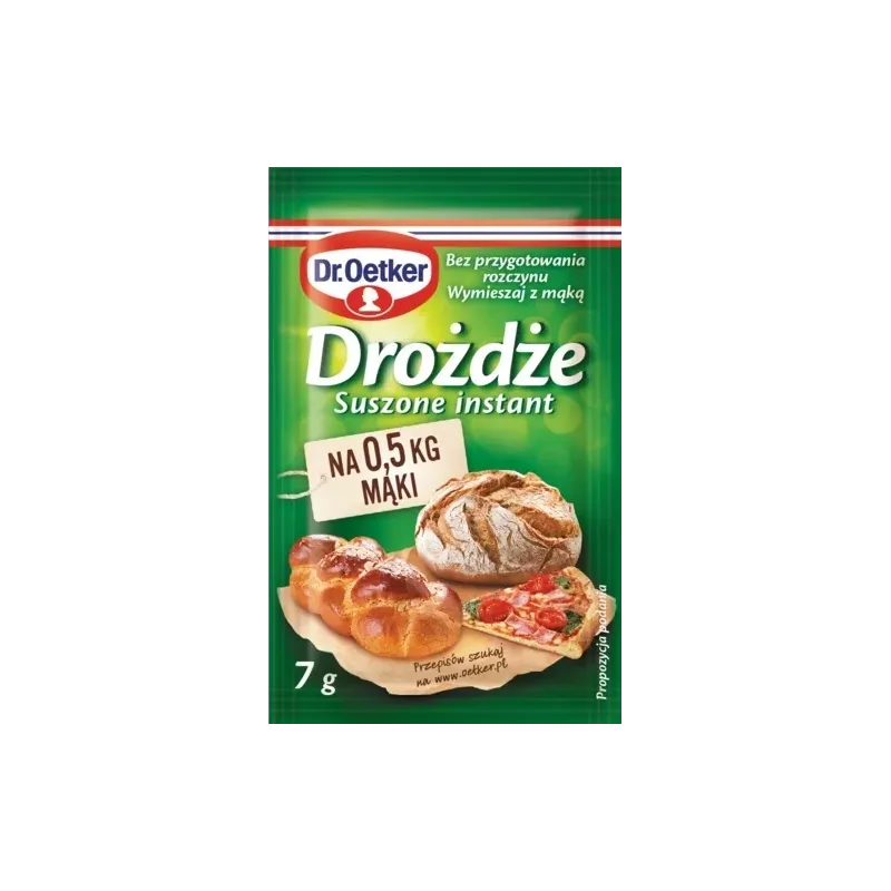 Drożdże suszone instant Dr. Oetkera Drożdże suszone instant Dr. Oetkera