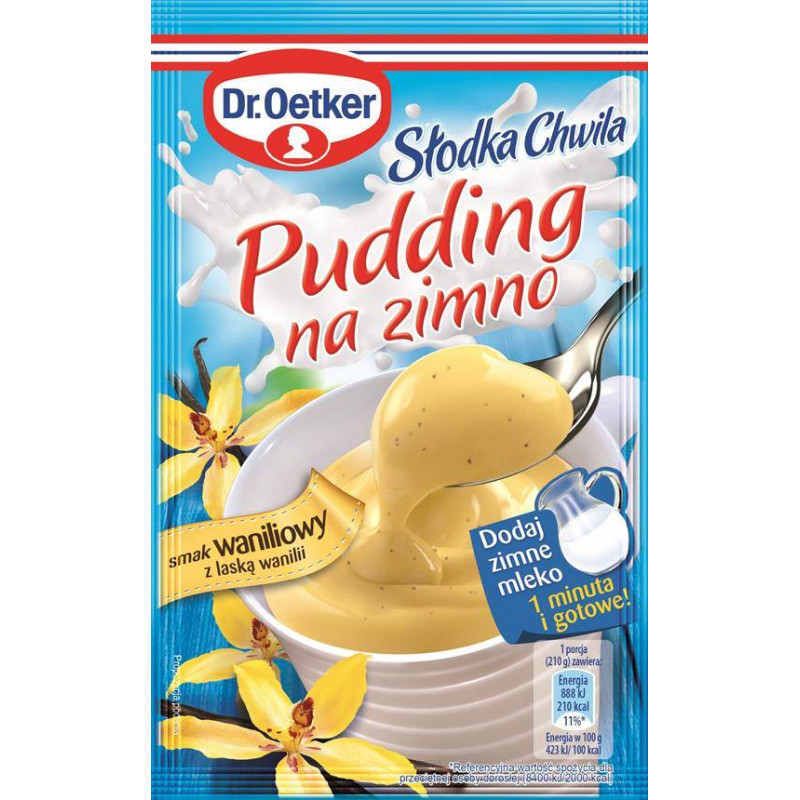 Słodka Chwila Pudding na zimno smak waniliowy Słodka Chwila Pudding na zimno smak waniliowy