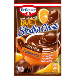 Słodka Chwila Czekoladowy Duet Budyń smak czekolada i pomarańcza