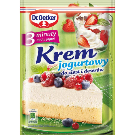 Krem jogurtowy 3 minuty Krem jogurtowy 3 minuty