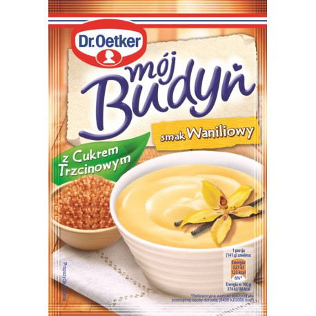 Mój Budyń z cukrem trzcinowym smak waniliowy Mój Budyń z cukrem trzcinowym smak waniliowy