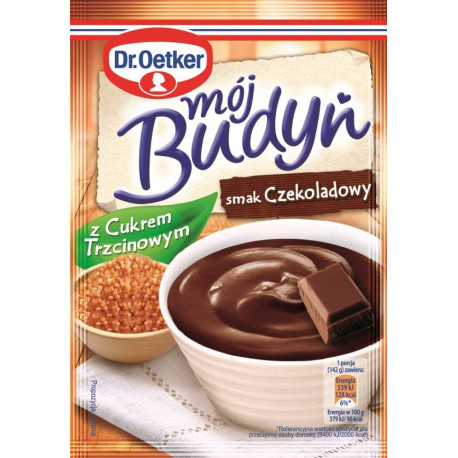 Mój Budyń z cukrem trzcinowym smak czekoladowy Mój Budyń z cukrem trzcinowym smak czekoladowy