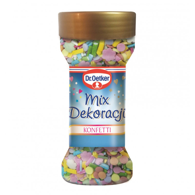 Konfetti Mix dekoracji Konfetti